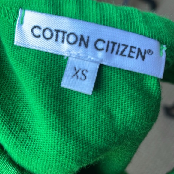 Cotton Citizen Kelly Green Tank. NEW . 100% cotton Made in USA - Picture 3 of 5